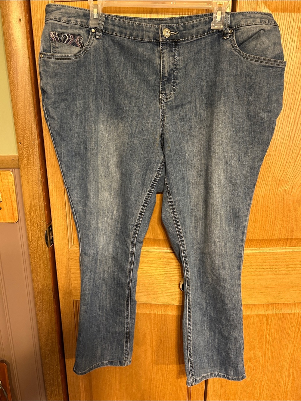Classic Midwash Denim Jeans - Blue